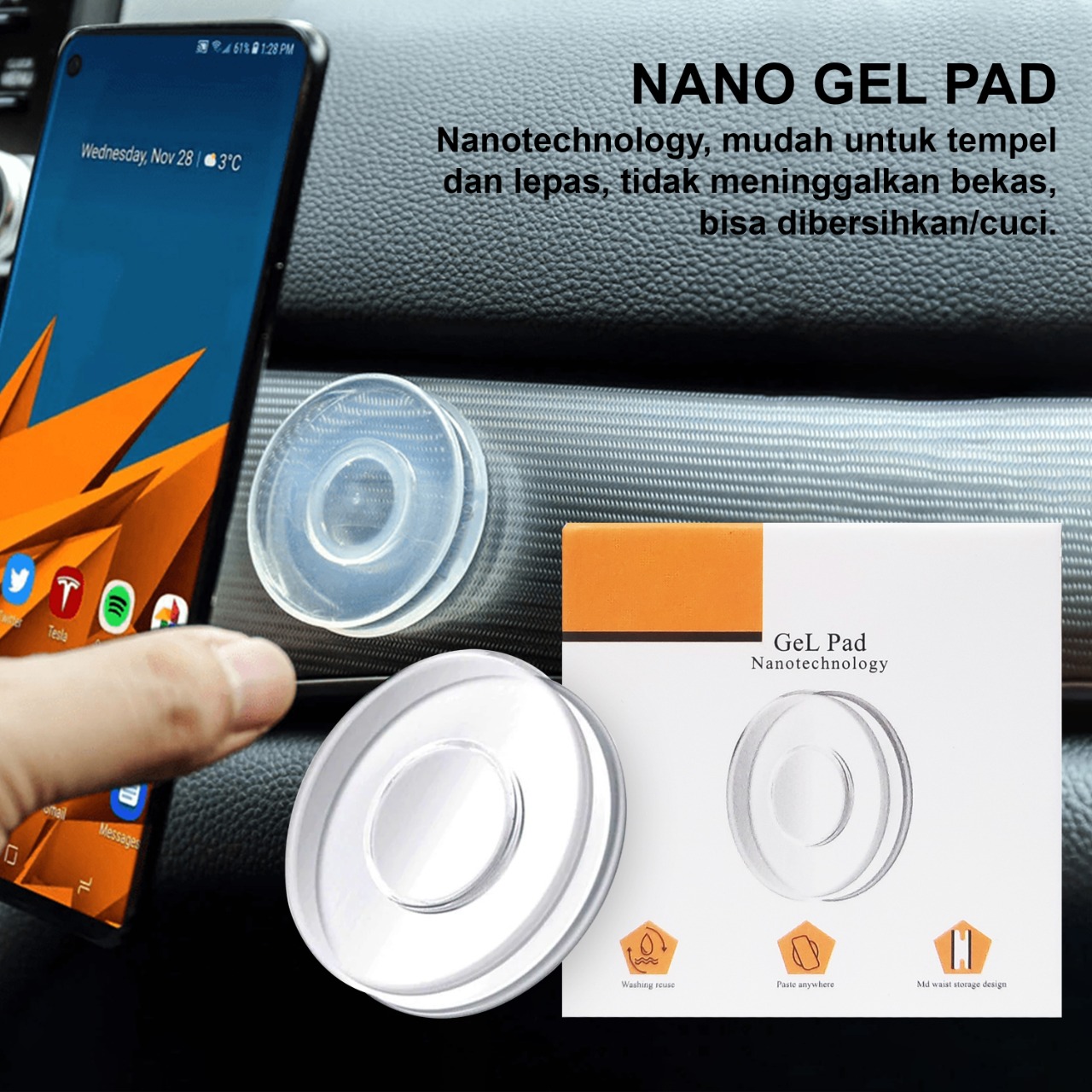 GEL PAD NANO TRANSPARAN