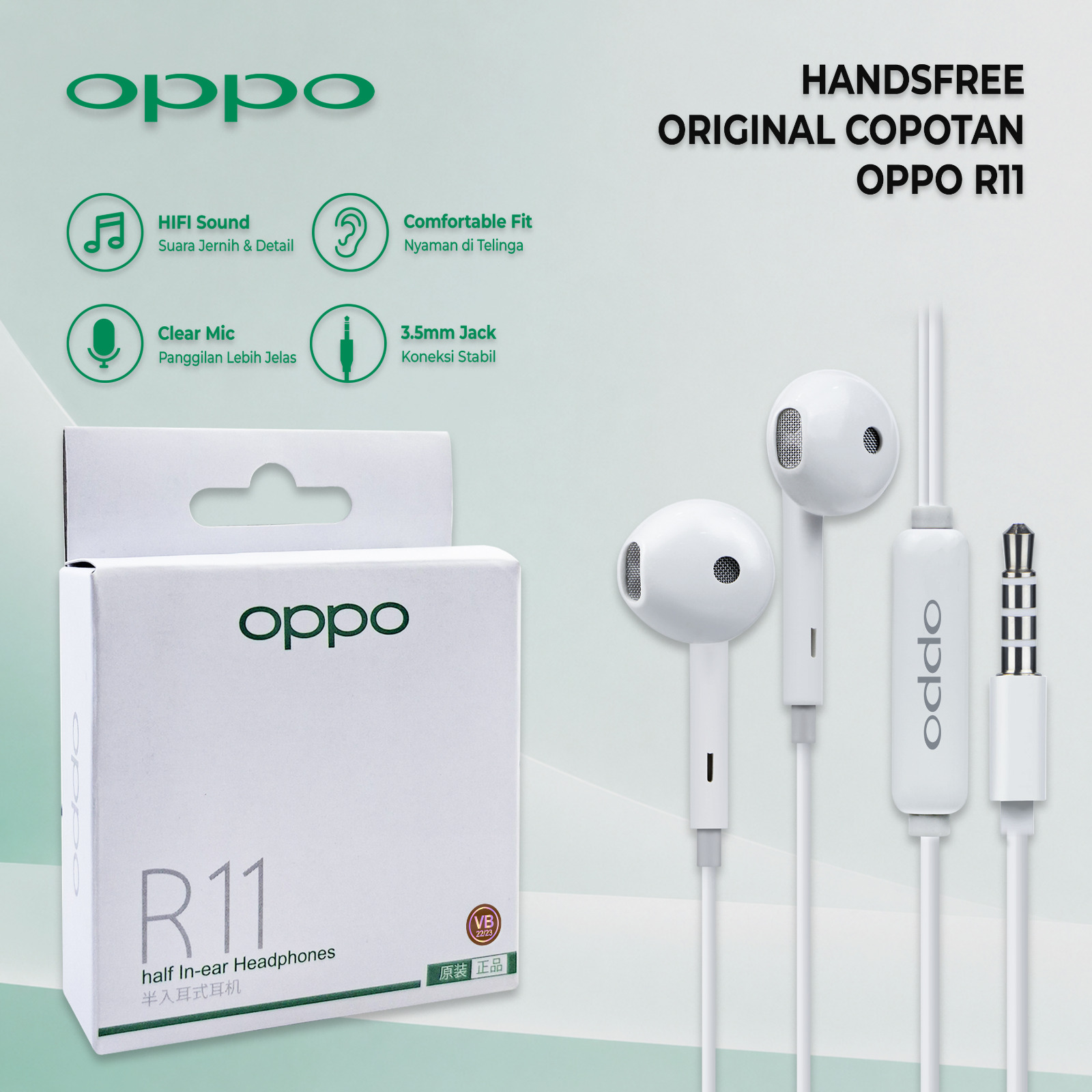 PP H/F VB OPPO R11/R17 ORI COPOTAN