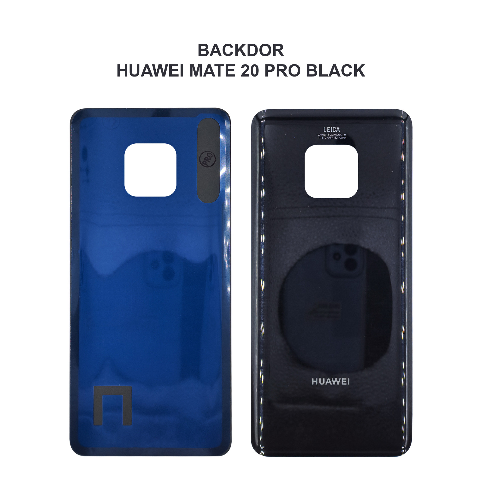 BACKDOOR HUAWEI MATE 20 PRO 2018 BLACK