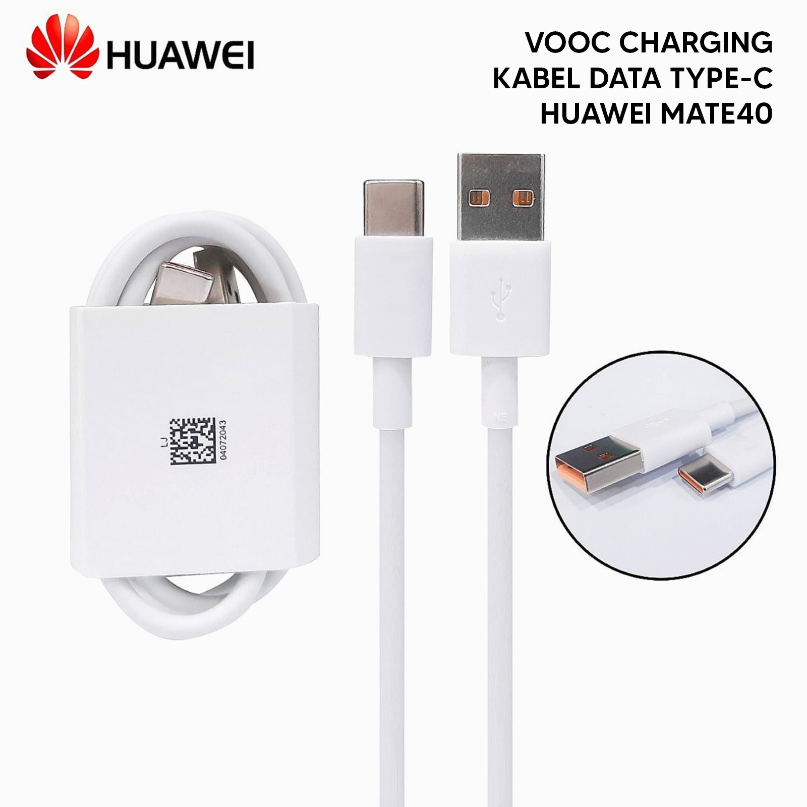NP KD VB HUAWEI MATE 40 TYPE-C WHITE
