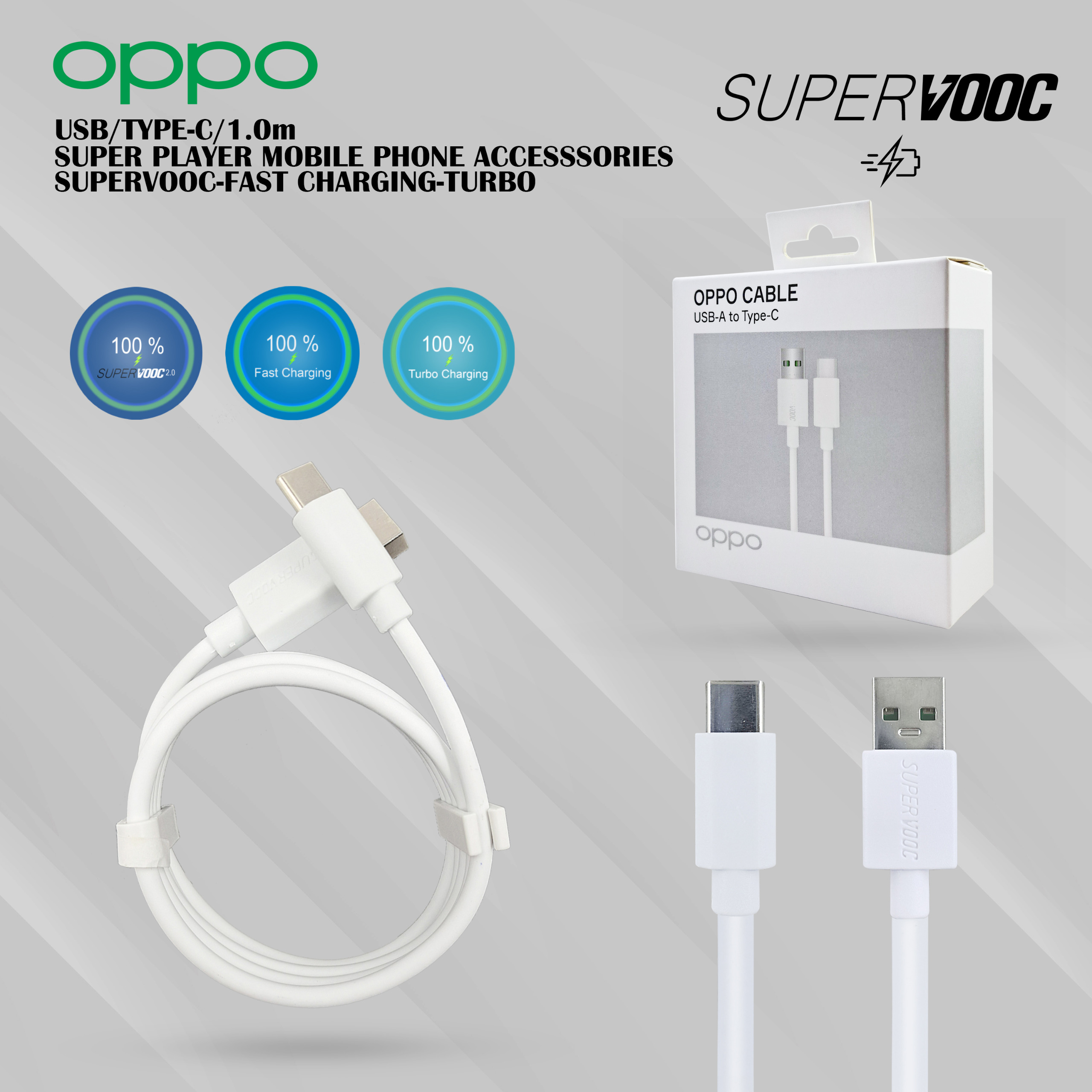 PP IMPORT KD SQ OPPO RENO8 SUPER VOOC TYPE-C