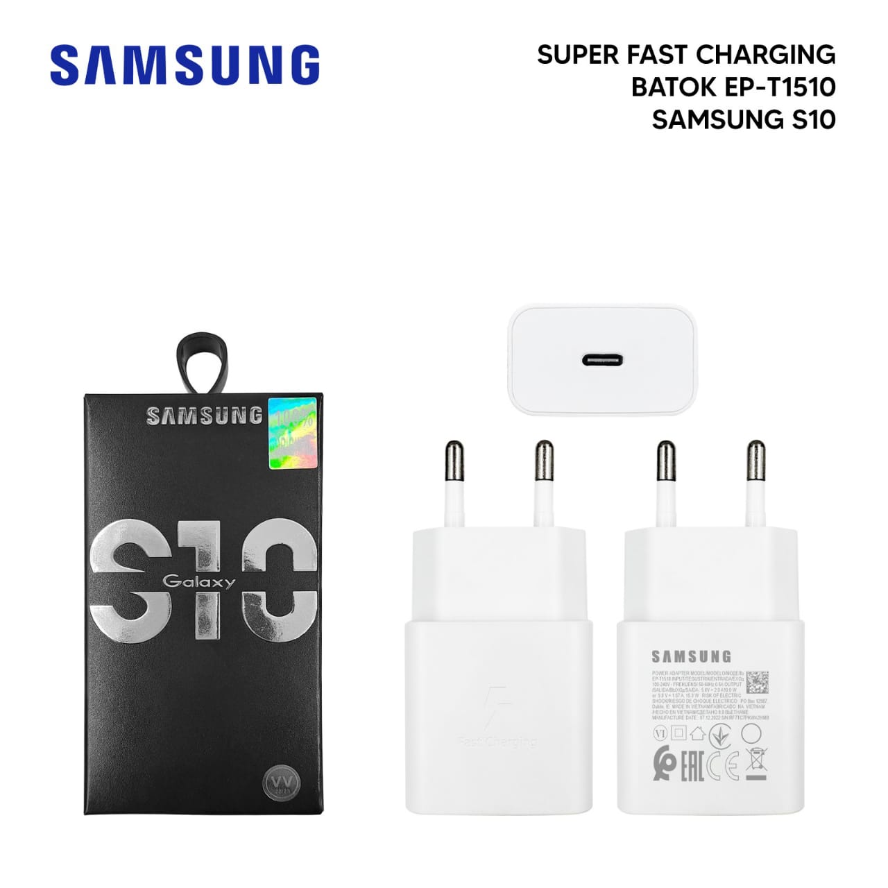 PP IMPORT BATOK VV EP-T1510 SAM S10 SFC WHITE